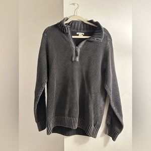 Grey Carbon to Cobalt Sweater